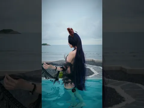 棠棠swimming pool photography #cosplay #ルックブック写真撮影 #cutegirl #dancing #cosplay