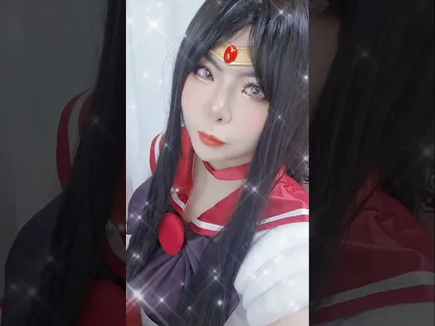 マーズプリズムパワー!!#cosplay #cosplayer #コスプレ #ぽっちゃり #chubby #コスプレイヤー #美少女戦士セーラームーン #セーラーマーズ #セーラーマーズコスプレ