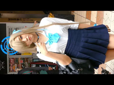 4K 盗撮ローアングラーに狙われた韓国人コスプレイヤー、례/Rye/リイェ in ストフェス ブルーアーカイブ アスナ