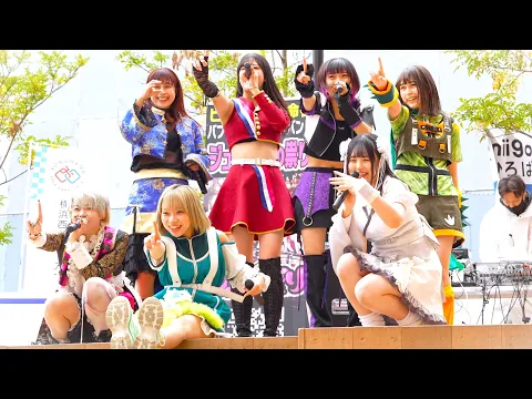 4K/a7Ⅳ プリンセス物語 Japanese idol group Princess Story バブリー革命ライブ@横浜 vol.2 niigo広場 2022年12月17日 土