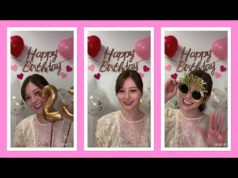 白石麻衣 インスタライブ ㊗️誕生日 2024/08/21 Instagram Live m.shiraishi.official