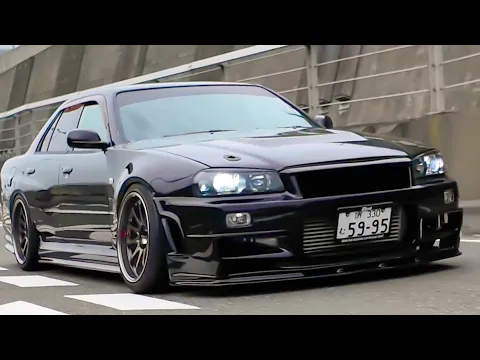 変態RB信者降臨 MAX600馬力!ER34にRB26N1エンジンを載替した変態RB信者のドリ車スカイラインセダン HKSVカム 24Uブロック ニュルエンジン アラゴスタ車高調