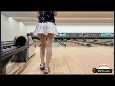 目標アベレージ190!リーグ戦あとの1G♡ボウリング女子の練習風景 第2章343(2nd Bowling Practice)