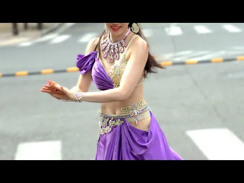 【ベリーダンス】街角で踊る美人ダンサーさん!野毛フェス2024