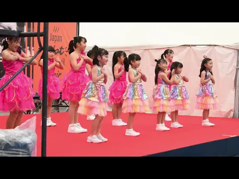 キッズダンス Dance Studio M M その1 Hot Cocktail Fair 2024 上野公園 噴水広場 2月4日