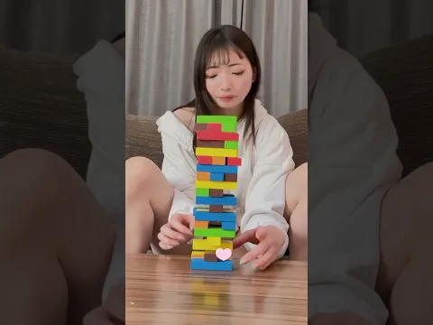 【part3】ノーパンでジェンガしてみたギリギリ攻めすぎた#shorts #ノーパン