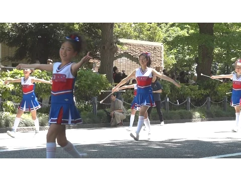 チア チアガール01 よこはまパレード junior high school girls parade