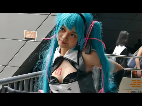 【コスプレ 初音ミク】コスプレイベントにて童顔で可愛いコスプレイヤーを発見 Cosplay Anime Comic 생기 코스프레