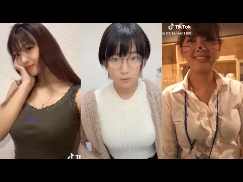 【TikTok】一度後ろからモミモミしたい程♡~0:06【Funny Japan】縦長動画