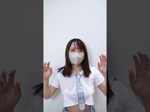 【ノーパンノーブラ生脱ぎ】水色セーラー服【下着紹介】