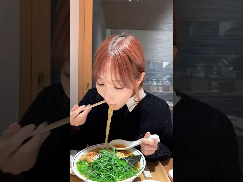ネギもりもりラーメン #vlog #shortvideo #japan #asmr #小宵こなん #小宵虎南