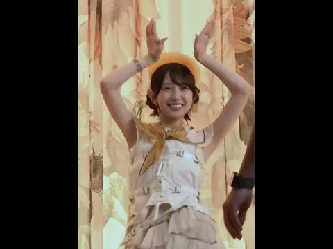 メイキングでも美しい金村美玖さんの腋