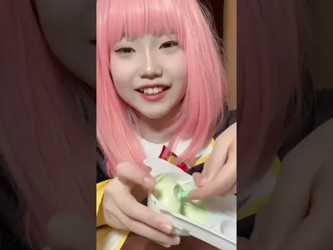アーニャ お菓子 ねるねるねるね 作って食べる #shorts #cosplay #eating