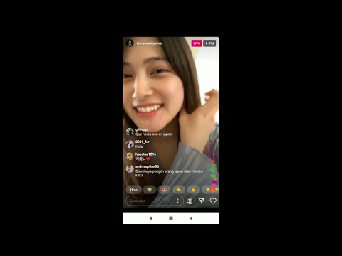 Live Anna Iriyama 入山杏奈 in Instagram