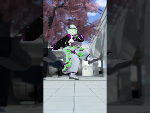 なんでトラッカー飛ぶんですか?運ですか?おみくじなんですか #vrchat #rurune #ルルネ  #cuttingshapes #カッティングシェイプス #シャッフルダンス #感謝の1日1舞