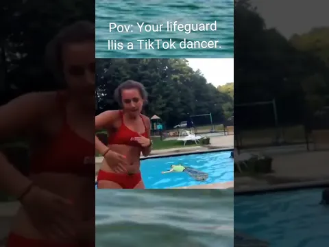 Pov your lifeguard is a TikTok dancer.