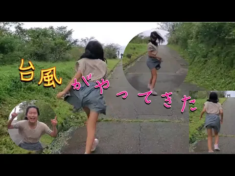 台風がまたまたやってきた……