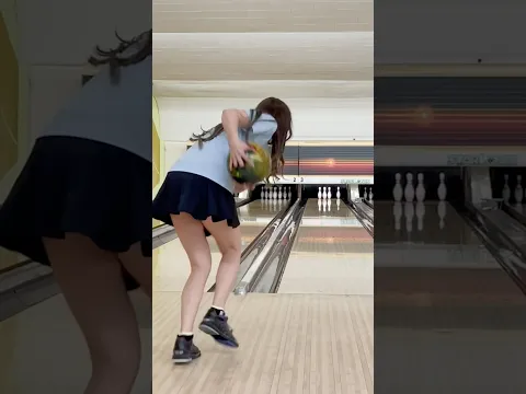 カッコよすぎる倒し方  #ボウリング #bowling