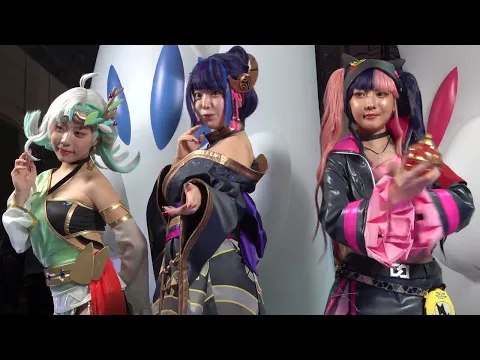 4K 東京ゲームショウ2024 momo もも 火将ロシエ コンパニオン TGS2024