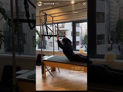 グラビアアイドル わちみなみ ジム ピラティス トレーニング動画 #shorts