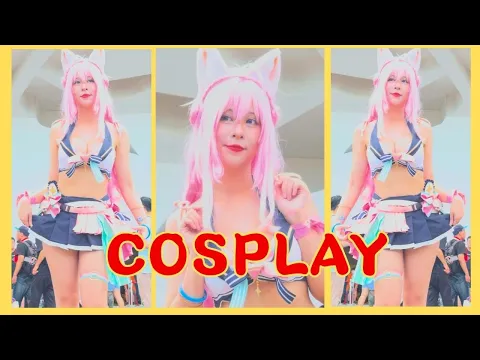 COSPLAY 神コス!猫耳&夏服&可愛い尾!美脚と顔がヤバい! コスプレ 코스프레