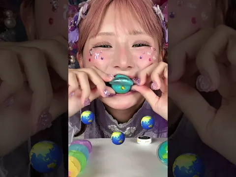 【ASMR】レインボーを食べる ファンの子からもらったお菓子を食べ尽くす #asmr #しなこ