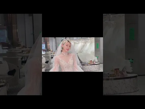 TikTok 美女 ウェディングドレス 花嫁 スイート 美少女 #shorts ティックトック