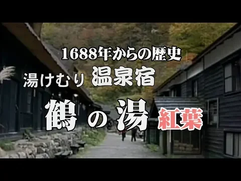 湯けむり温泉宿 1688年からの歴史ある鶴の湯の紅葉 仙北市乳頭温泉