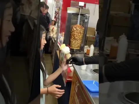 次女初トルコアイス#次女#トルコアイス