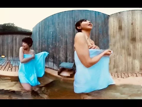 女子二人旅!日帰り屋上露天風呂! 360VR温泉美人 #10 岡山県湯原温泉 Japan' s hot springs Bathing Japanese Beauty