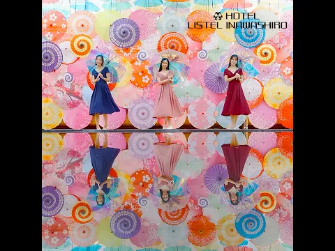 ピクニック 露天風呂にプール満喫! 春のお花見女子旅 短尺 福島のホテルリステル猪苗代でアンブレラスカイ 菜の花畑 グルメと桜のライトアップを楽しみます #女子旅 #sakura #お花見弁当