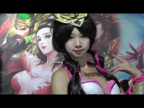 TGS2016 6wavesブース 美乳 セクシーコスプレイヤー 美恋もこ ② 東京ゲームショウ2016