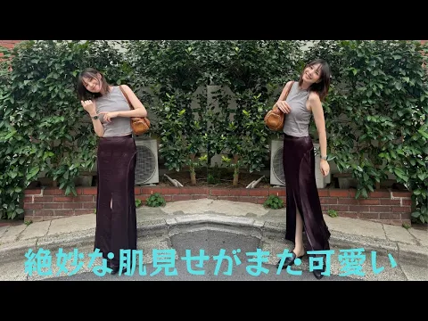 本田翼 スリットで生足チラリの私服コーデ披露 腰の位置高すぎる