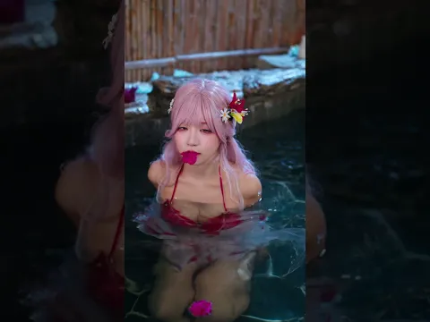 小奶童 Hot spring pool photography #cosplay #ルックブック写真撮影 #cutegirl #dancing #cute #ルックブック写真撮影