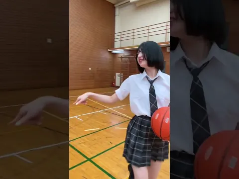 シュート入れた人が好きな人に電話するという定番ゲームの奇跡的瞬間とらえた #青春 #07