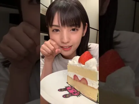 道重さゆみさんコージーコーナーのケーキを食べる WI-FIが弱くて