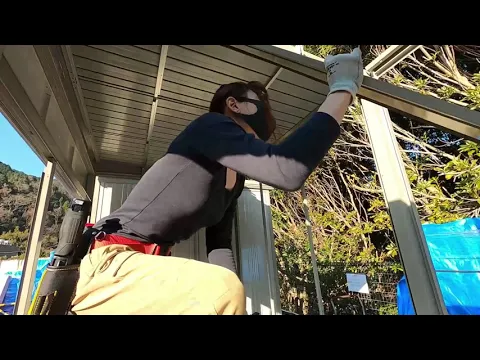 現場仕事を頑張る20代の女性の1日