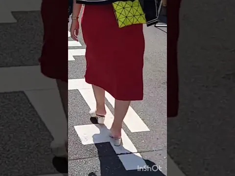 犬の目ツッカケ #健康的​ #元気​ #生足コーデ #foot #legs