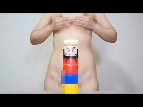 【丸見え】ノーブラノーパンで鏡で○○○をじっくり観察してみたら…【大学生の日常】