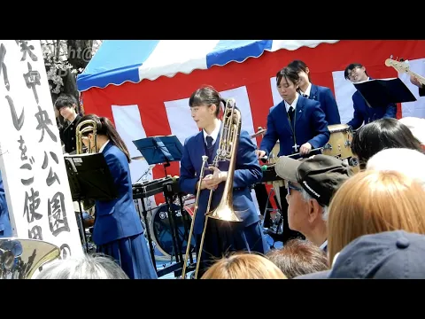 六実桜まつり 高校ブラスバンド部の吹奏楽演奏