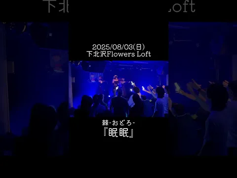 2025/08/03 日 下北沢Flowers Loft 眠眠 #ライブ #アイドル #ライブ動画 #idol #music #livemusic #shortvideo