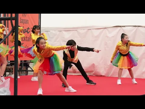 キッズダンス Dance Studio M M その3 Hot Cocktail Fair 2024 上野公園 噴水広場 2月4日