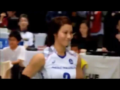 お宝 バレーボール 吉村志穂 胸揺れ