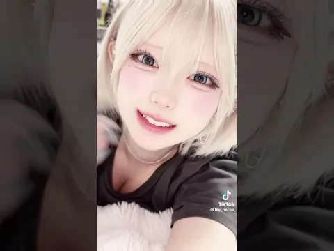【TikTok美女】金髪ショートの似合う可愛いティックトッカーさん見つけた!